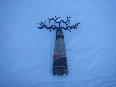 Porte-bijoux baobab mural (PM) : droit