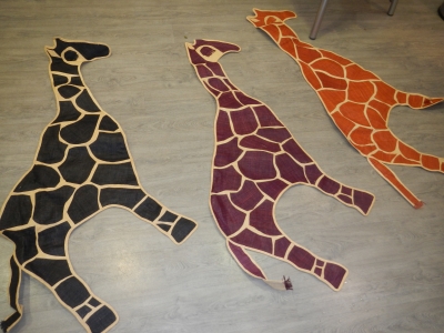 Tapis (girafe) : noir